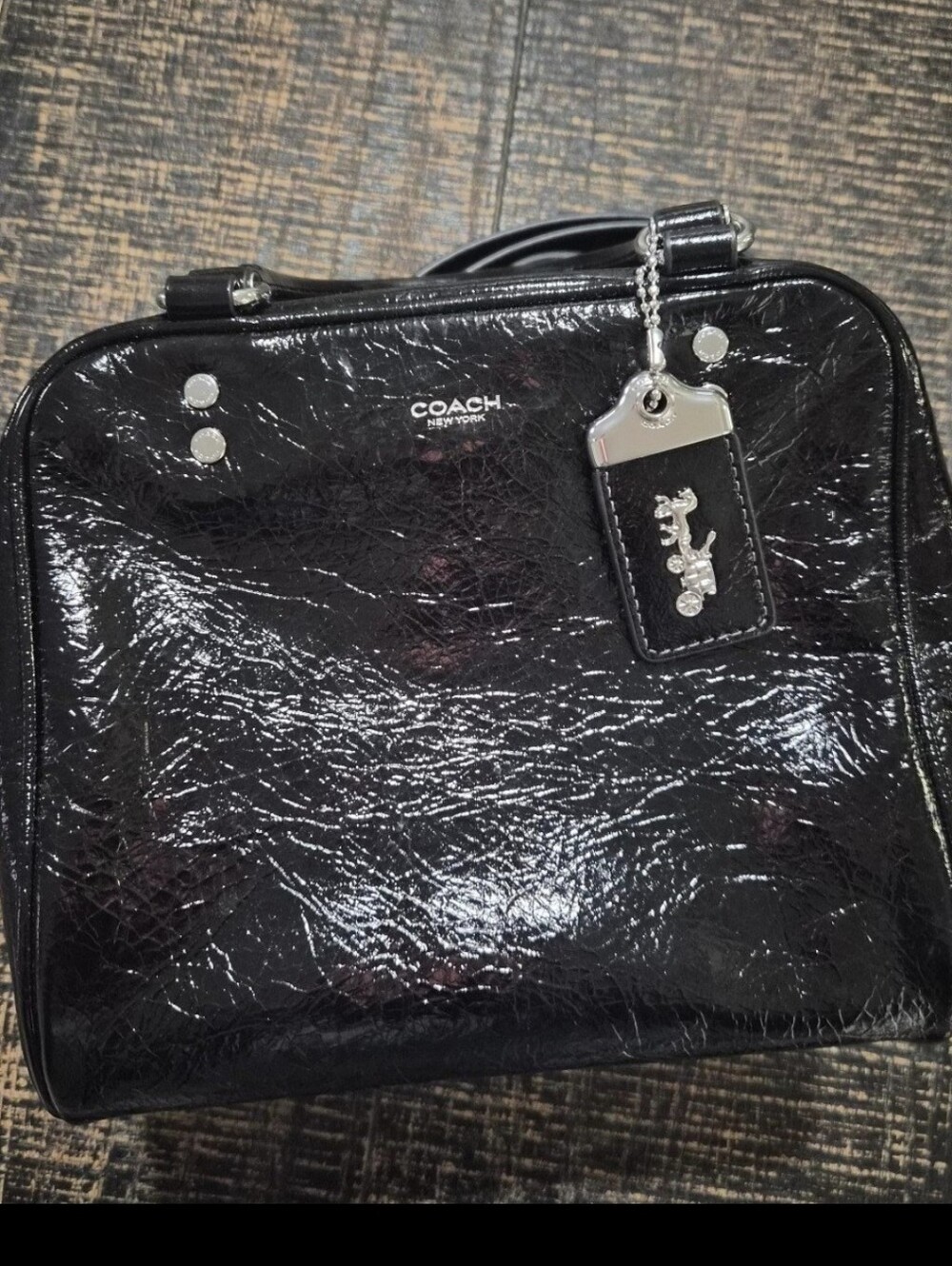 COACH ROGUE CUBE 20 GLAZED LEATHER